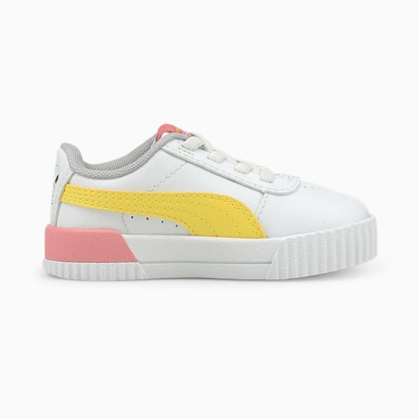 PUMA x PEANUTS Carina Toddler Sneakers, Puma White-Maize, extralarge