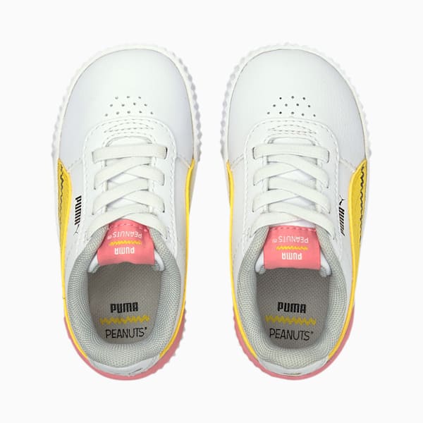 PUMA x PEANUTS Carina Toddler Sneakers, Puma White-Maize, extralarge