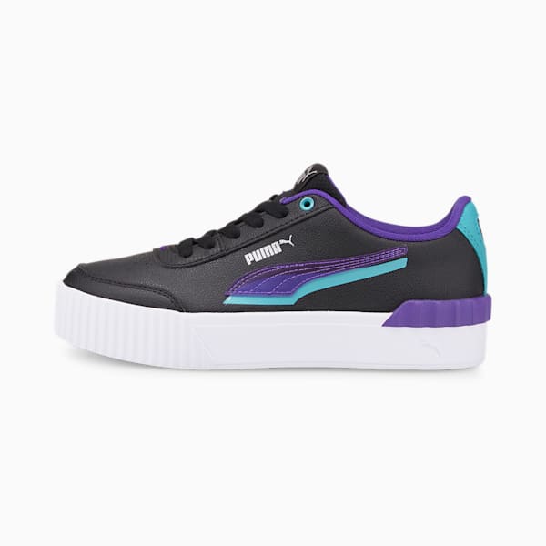 Carina Lift Shadow Women's Sneakers, Puma Black-Prism Violet-Porcelain, extralarge