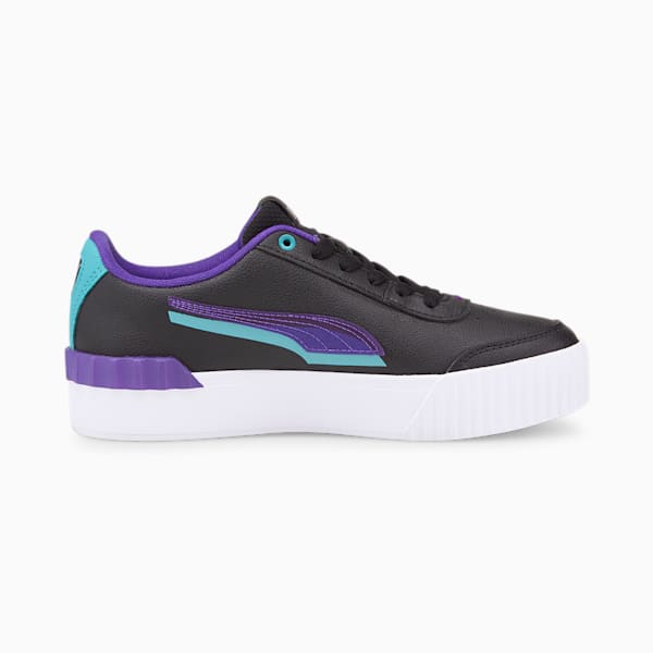 Carina Lift Shadow Women's Sneakers, Puma Black-Prism Violet-Porcelain, extralarge