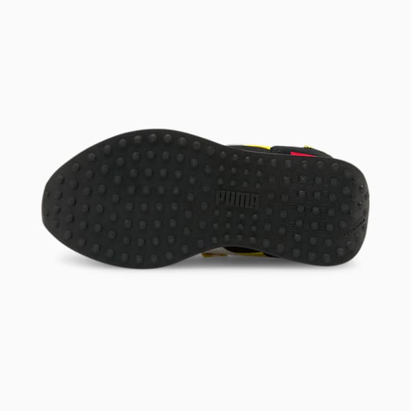 PUMA x PEANUTS Future Rider Kid's Sneakers, Puma Black-Maize, extralarge-IND