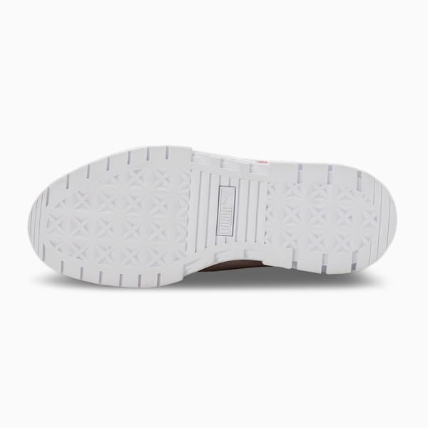 Mayze Leather Women's Sneakers, PUMA White-Vapor Gray-Heartfelt, extralarge-IND