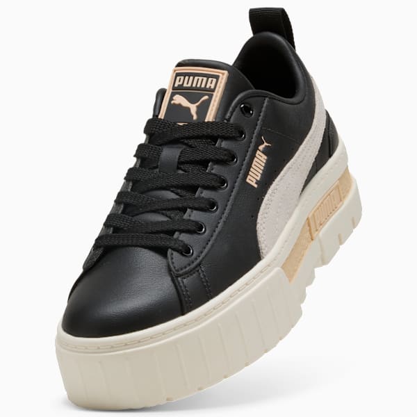 Mayze Sneakers Women, PUMA Black-Frosted Ivory, extralarge