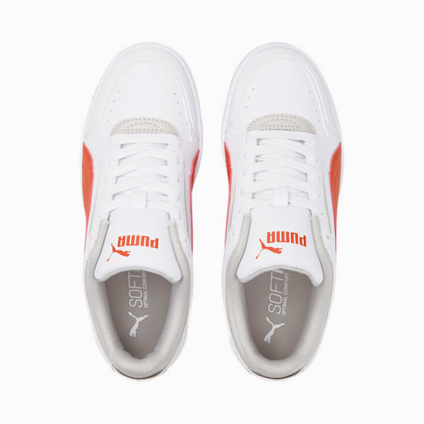 Tenis para Adolescente Rebound Joy Low, Puma White-Puma White-Cherry Tomato-Gray Violet, extralarge