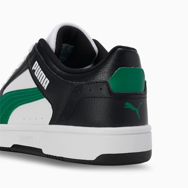 Rebound Joy Youth Sneakers, PUMA White-Archive Green-PUMA Black, extralarge-IND