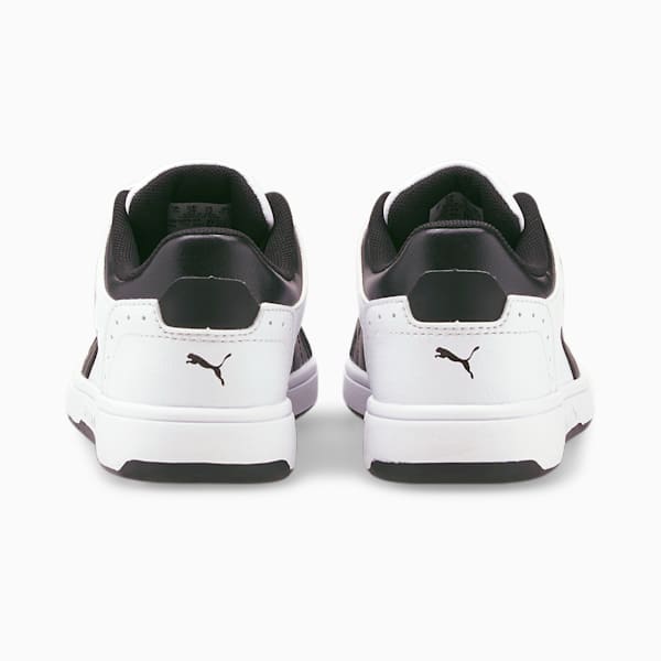 Rebound Joy Low Little Kids' Shoes, Puma White-Puma Black, extralarge