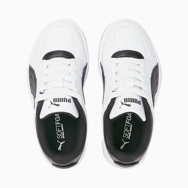 Rebound Joy Low Little Kids' Shoes, Puma White-Puma Black, extralarge