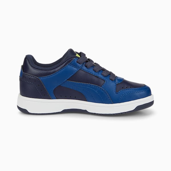 Tenis Infantiles Rebound Joy Low AC, Peacoat-Blazing Blue-Light Lime, extralarge