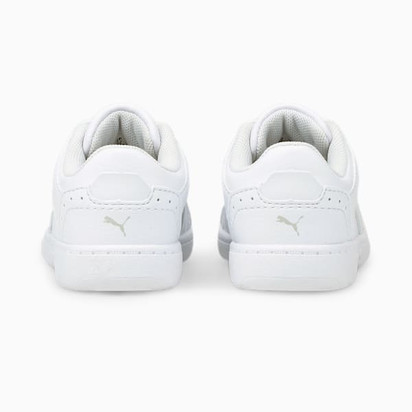 Tenis para bebé Rebound Joy Low AC, Puma White-Puma White-Gray Violet, extralarge