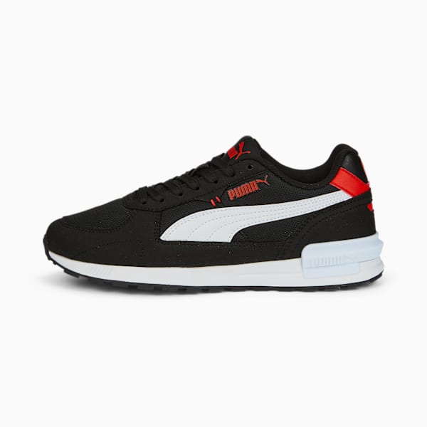 Graviton Sneakers Youth, Puma Black-Puma White-Puma Red, extralarge