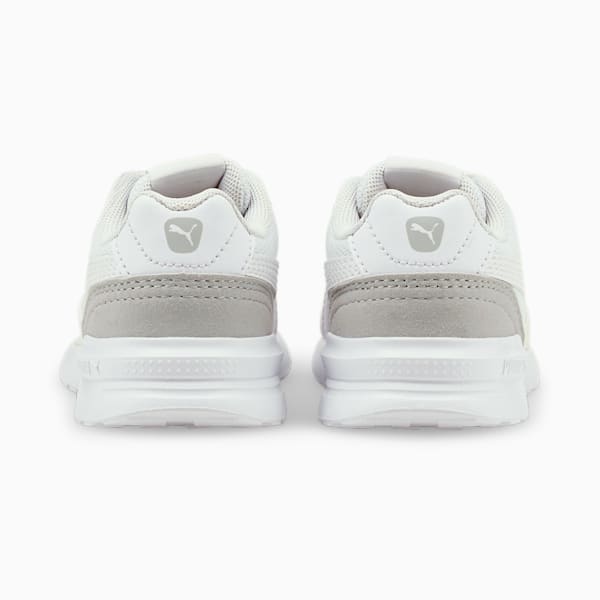 Graviton Toddler Shoes, Puma White-Puma White-Gray Violet