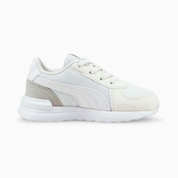 Tenis para bebés Graviton AC, Puma White-Puma White-Gray Violet, extralarge