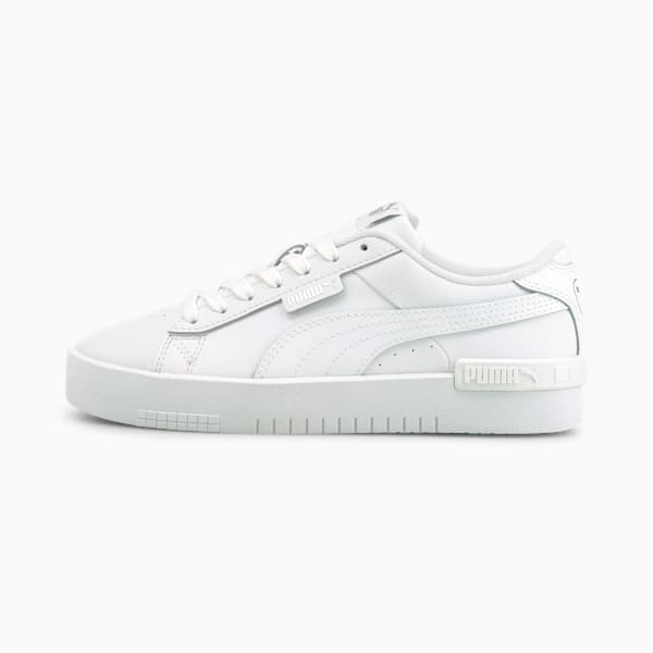 Baskets Jada Enfant et Adolescent, Puma White-Puma White-Puma Silver, extralarge