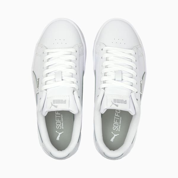 Baskets Jada Enfant et Adolescent, Puma White-Puma White-Puma Silver, extralarge