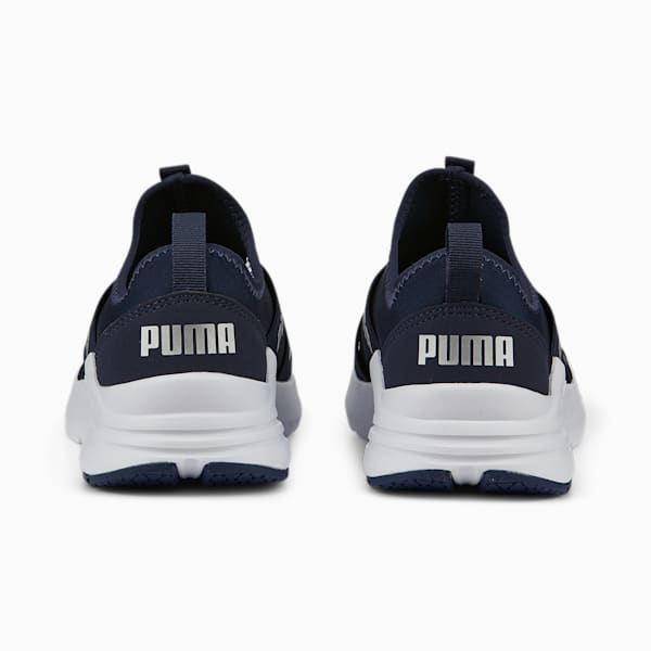 Wired Run Slip-On Shoes JR, Peacoat-Puma Silver