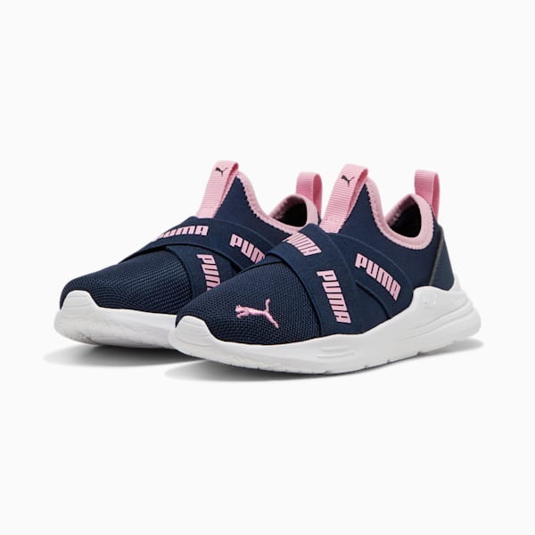Chaussures à enfiler Wired Run Enfant, Club Navy-Mauved Out-PUMA Black-PUMA White, extralarge