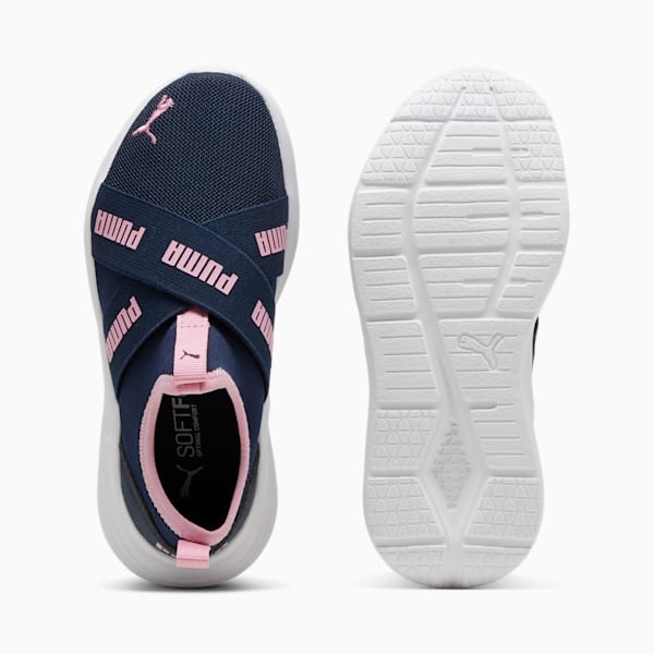 Wired Run Slip-On Little Kids' Shoes, Club Navy-Mauved Out-PUMA Black-PUMA White, extralarge