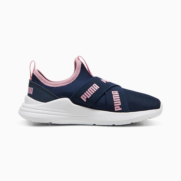 Chaussures à enfiler Wired Run Enfant, Club Navy-Mauved Out-PUMA Black-PUMA White, extralarge