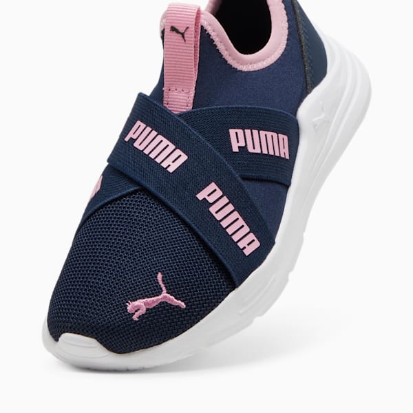 Chaussures à enfiler Wired Run Enfant, Club Navy-Mauved Out-PUMA Black-PUMA White, extralarge