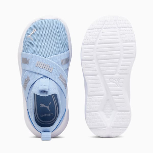 Wired Run Slip-On Toddler Shoes, Blissful Blue-PUMA Silver-PUMA White, extralarge