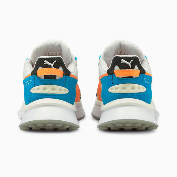 Wild Rider Rollin Kid's Sneakers, Puma White-Orange Glow, extralarge-IND