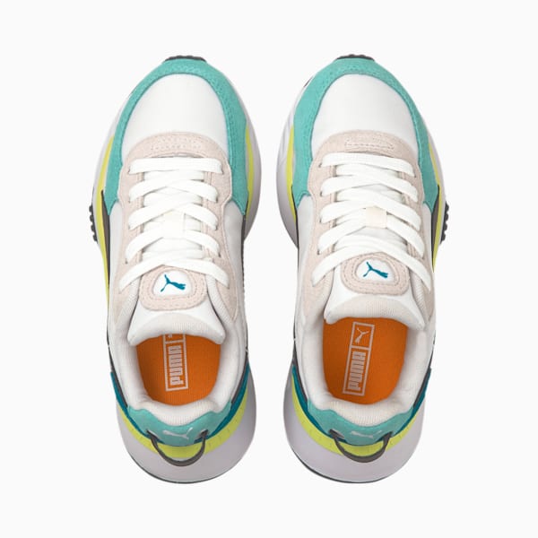 Wild Rider Rollin Kid's Sneakers, Elektro Aqua-Puma White, extralarge-IND