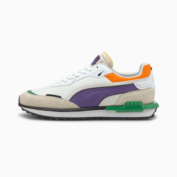 City Rider Electric Sneakers, Vaporous Gray-Puma White, extralarge-IND