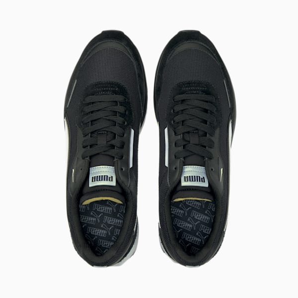 City Rider B&W Unisex Sneakers, Puma Black-Puma White, extralarge-IND