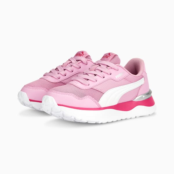 R78 Voyage Little Kids' Sneakers, Lilac Chiffon-PUMA White-Glowing Pink, extralarge