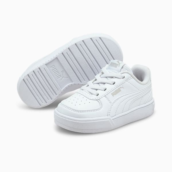 Caven AC Babies' Trainers, Puma White-Puma White-Gray Violet, extralarge-GBR