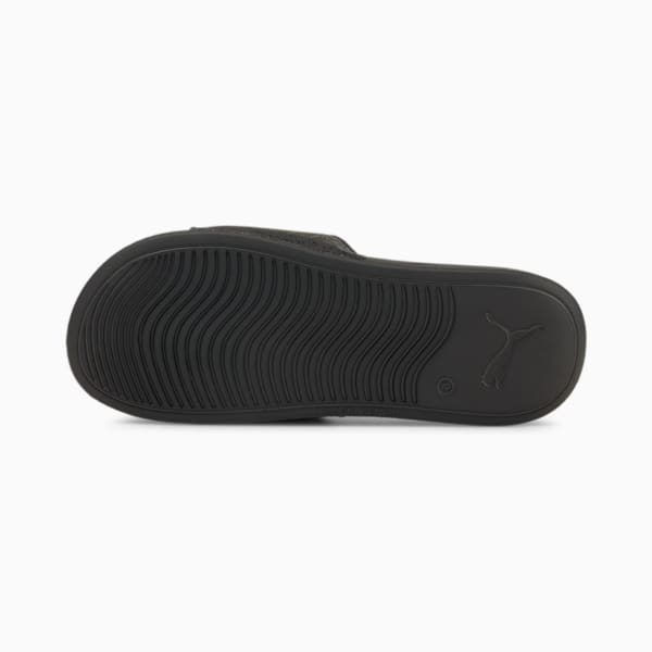 Popcat 20 Scary Unisex Slides, Puma Black-Vibrant Orange, extralarge-IND
