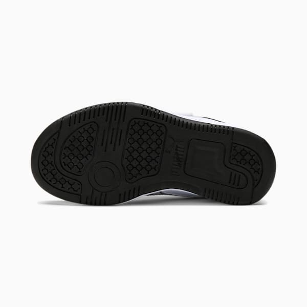 Rebound LayUp Lo Camo Little Kids' Shoes, Puma White-Puma Black, extralarge