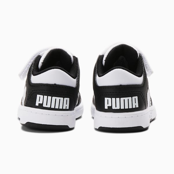Rebound LayUp Camo Toddler Shoes, Puma White-Puma Black, extralarge