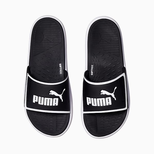 Softride Slides, Puma Black-Puma White, extralarge