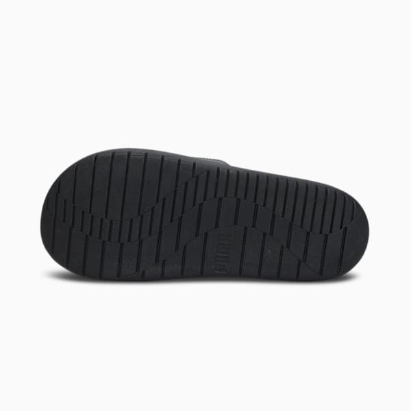 SOFTRIDE Men's Slides, Puma Black-Puma White-Puma Black, extralarge-IND