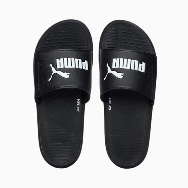 SOFTRIDE Men's Slides, Puma Black-Puma White-Puma Black, extralarge-AUS
