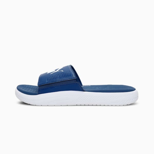 SOFTRIDE Men's Slides, Limoges-Puma White, extralarge-IND