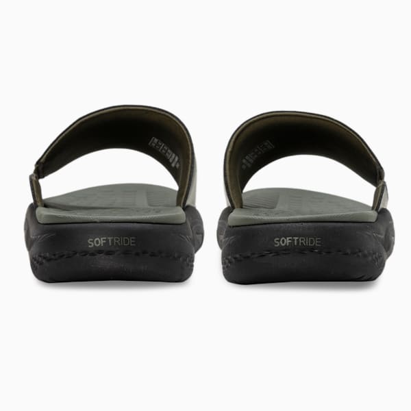 Softride Men's Slides, Green Moss-PUMA Black