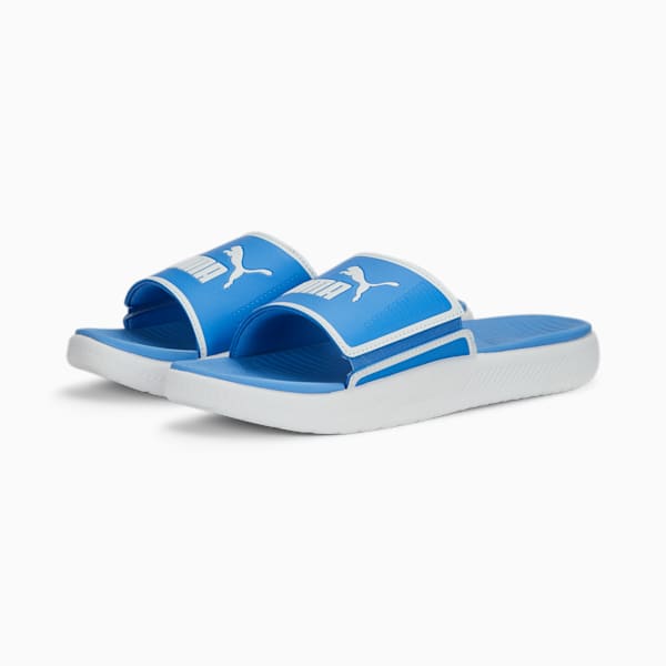 Sandalias Softride para hombre, Dusky Blue-PUMA White