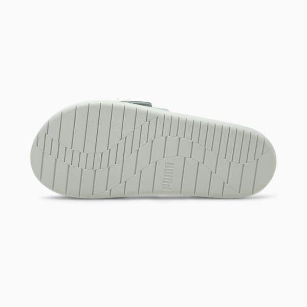 Grey puma slides for sale hotsell