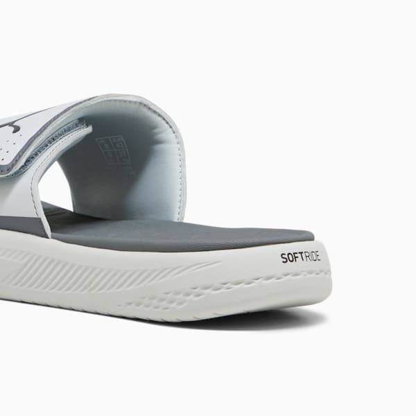 Softride Slides, Ash Gray-PUMA Black-Cool Dark Gray, extralarge