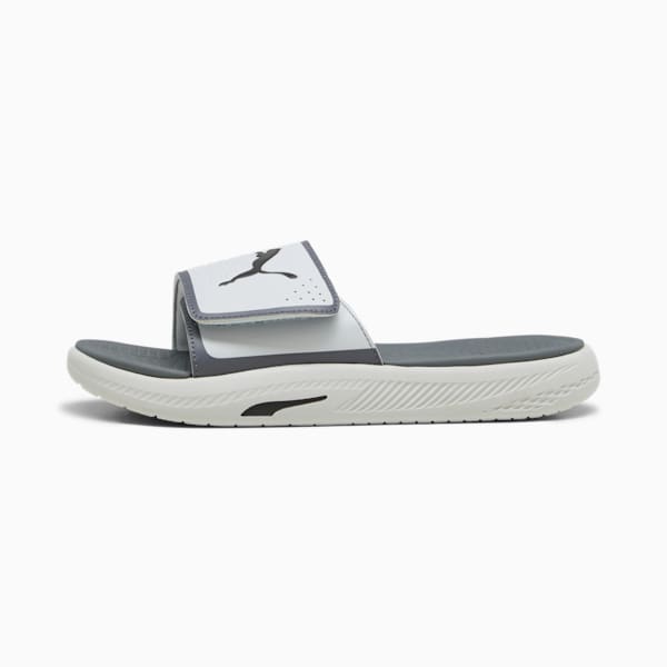 Softride Slides, Ash Gray-PUMA Black-Cool Dark Gray, extralarge