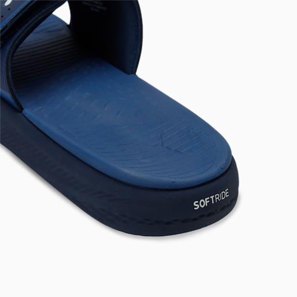 SOFTRIDE Men's Slides, Persian Blue-Clyde Royal-PUMA White, extralarge-IND
