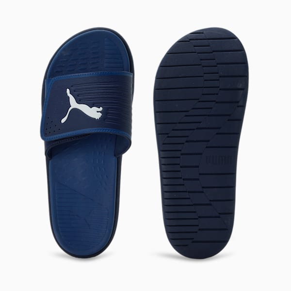 SOFTRIDE Men's Slides, Persian Blue-Clyde Royal-PUMA White, extralarge-IND