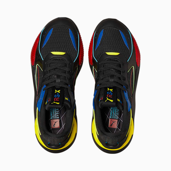 RS-X Hypnotic Sneakers, Black-High Risk Red- Blue, extralarge