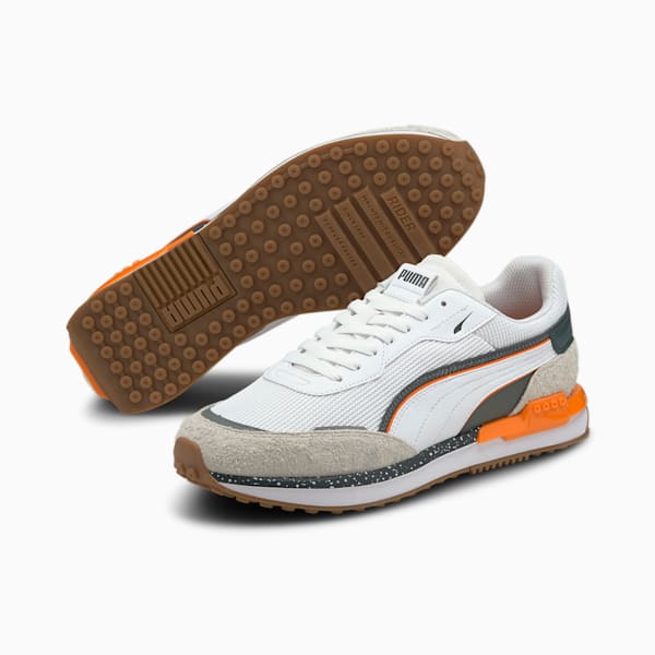 City Rider Map Out Sneakers, Gray Violet-Puma White, extralarge