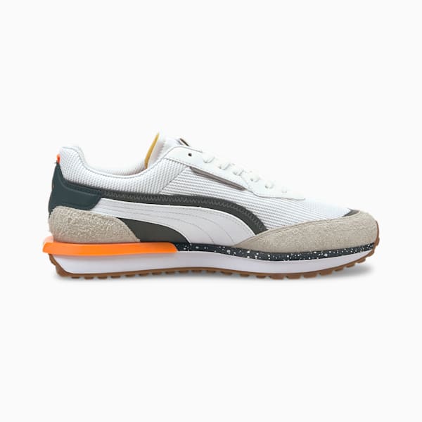 City Rider Map Out Sneakers, Gray Violet-Puma White, extralarge