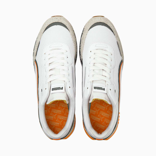 City Rider Map Out Sneakers, Gray Violet-Puma White, extralarge