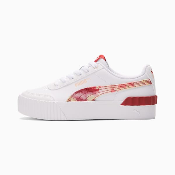 Puma carina cloud white pink discount