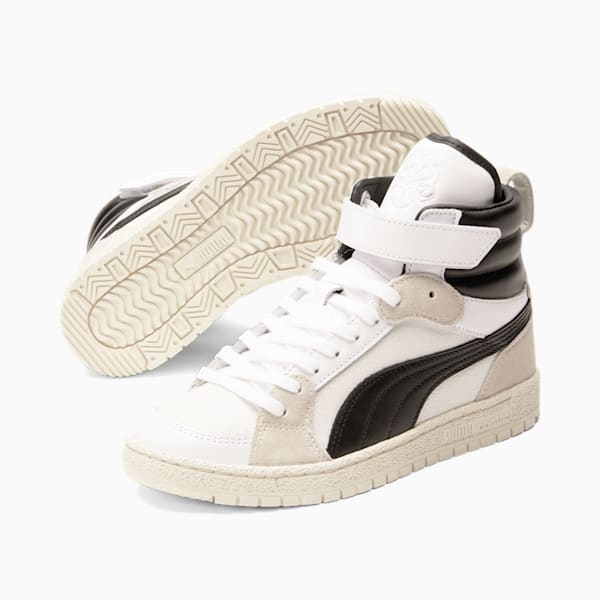 Sneakers montantes High Court Regal Ralph Sampson Femme, Whisper White-Puma Black, extralarge